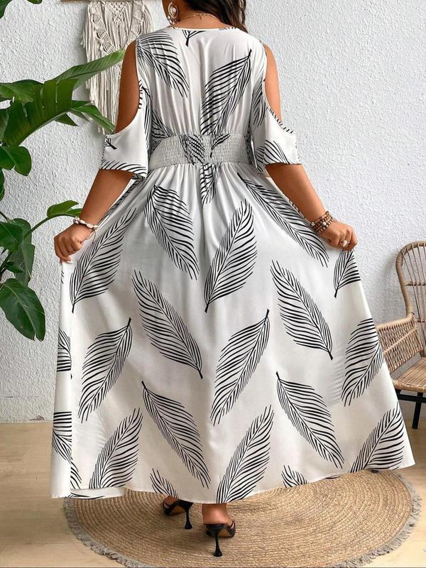 Paloma Dress · Maxi Hojas Palma