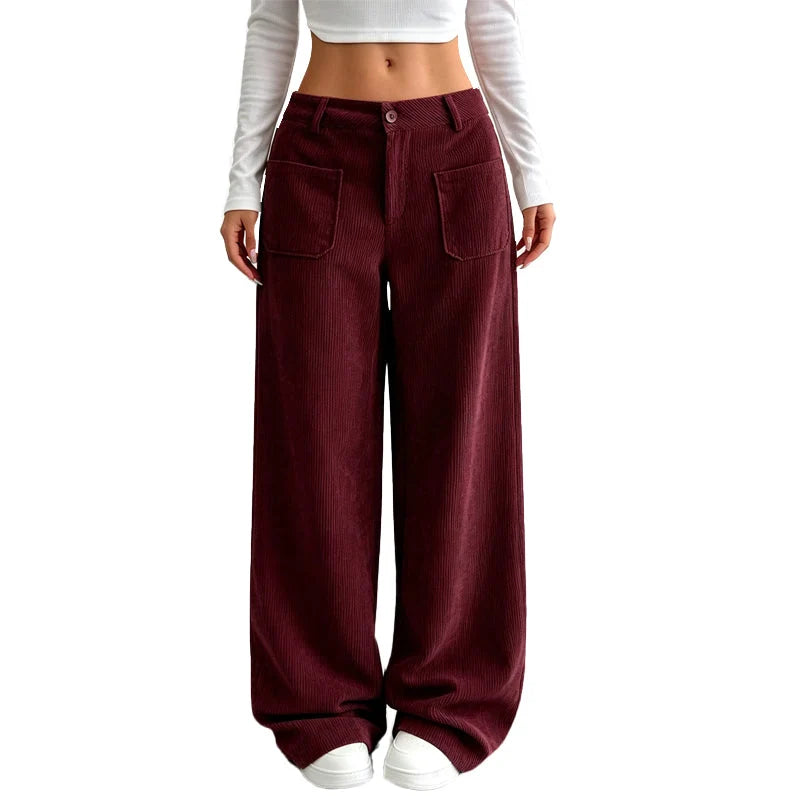Pantalón Marlene, corte ancho