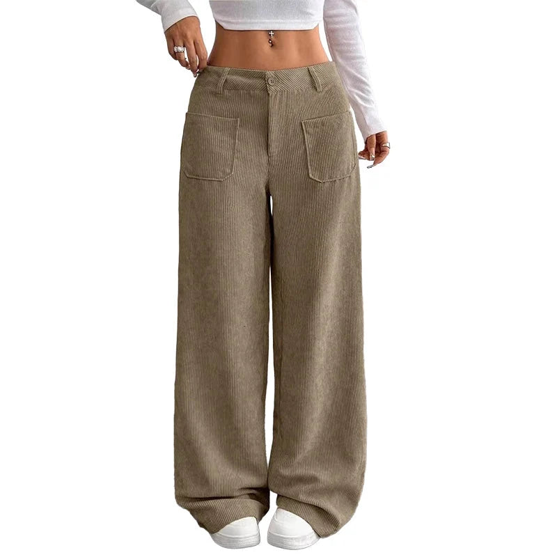 Pantalón Marlene, corte ancho