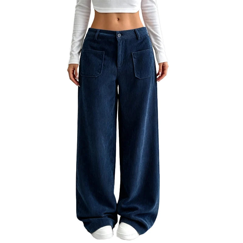 Pantalón Marlene, corte ancho