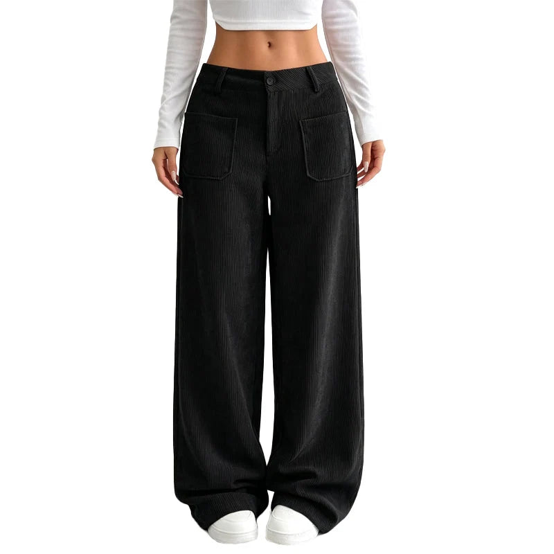Pantalón Marlene, corte ancho