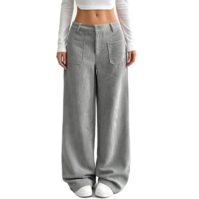 Pantalón Marlene, corte ancho