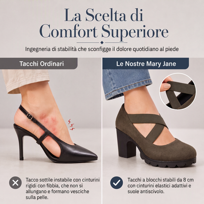 Paula Roux: Zapatos elegantes de tacón ancho