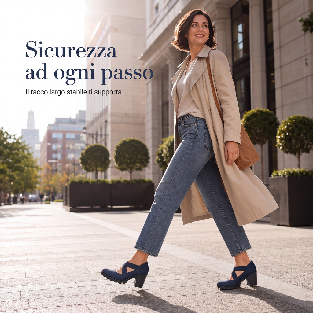 Paula Roux: Zapatos elegantes de tacón ancho