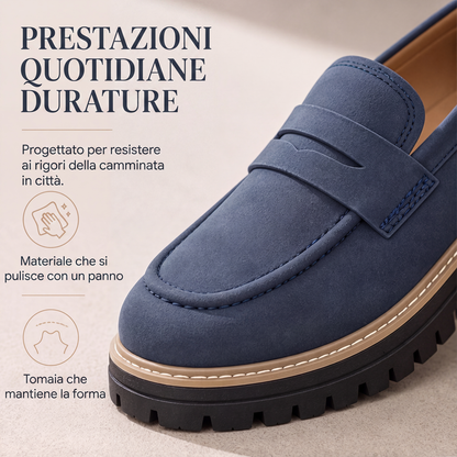 Sofía: Mocasines elegantes de plataforma