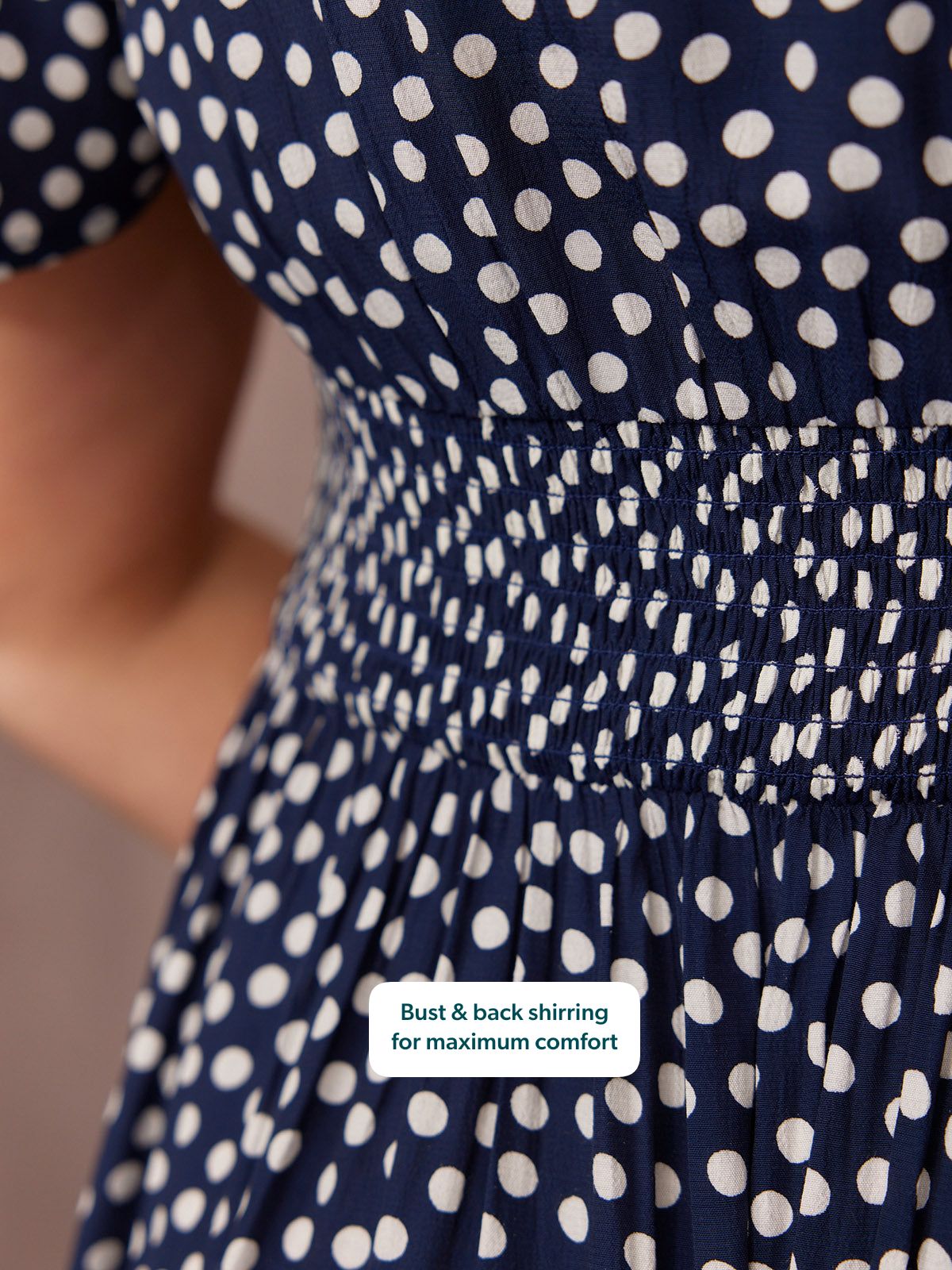 Marina Dress    · lunares · midi