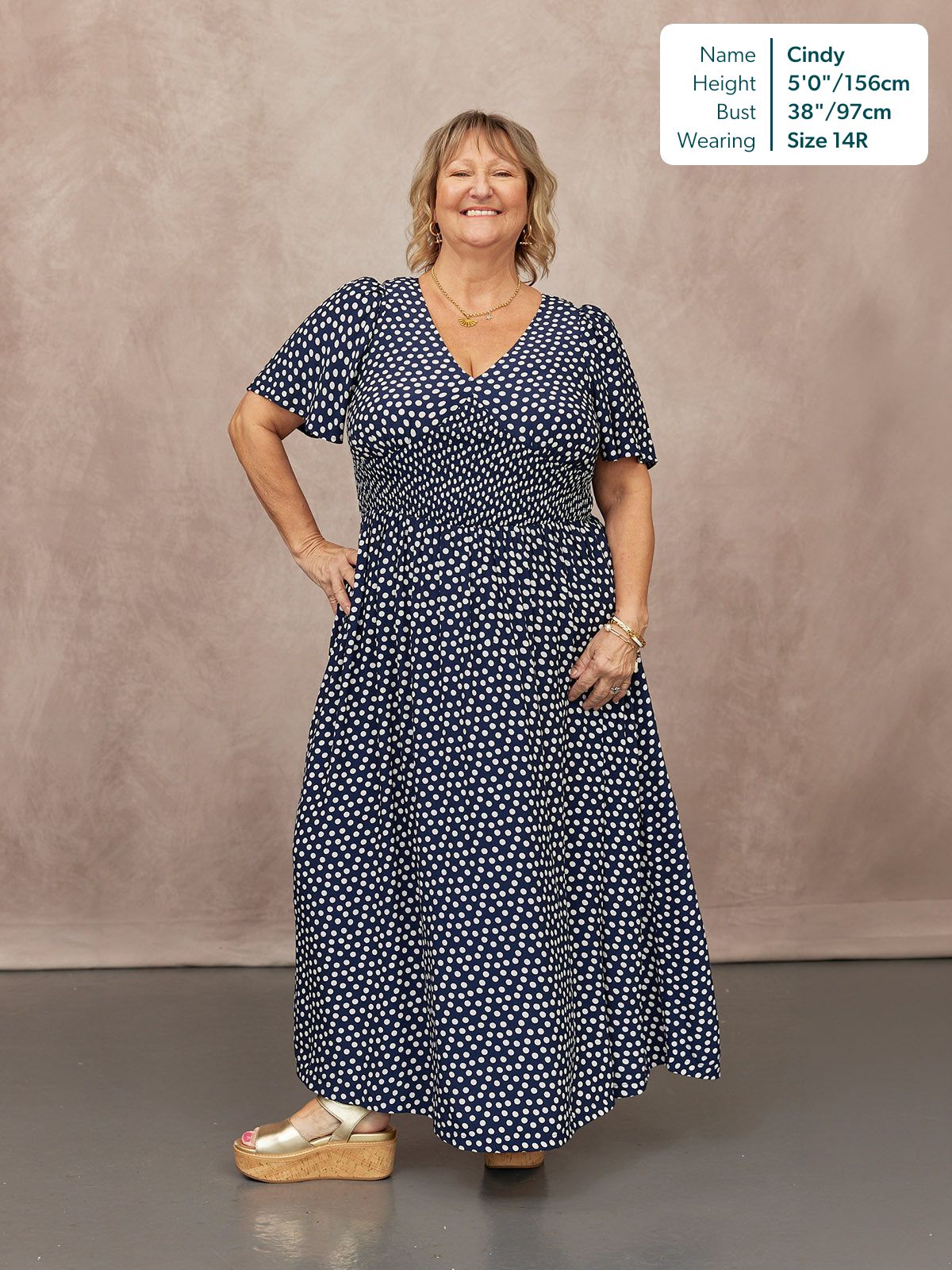 Marina Dress    · lunares · midi